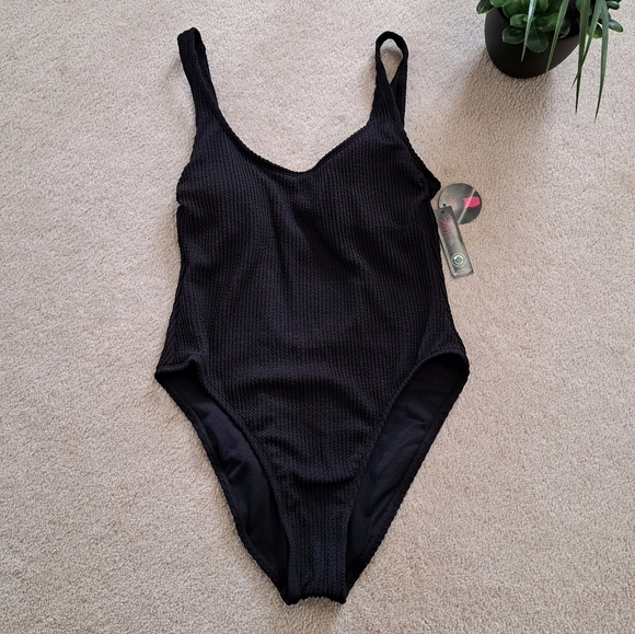 ❤️ No Boundaries Swimsuit Black One Piece Bathing Suit Various Sizes NWT - Picture 2 of 16